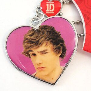 One Direction 1D LIAM Pendant Necklace Heart Charm - NEW